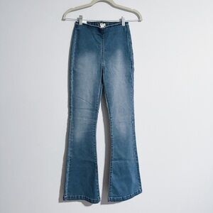 Roxy - Blue Pull On Bootcut Jeans